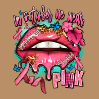 In October We Wear Pink  Lips Vintage Hoodie | Teevron