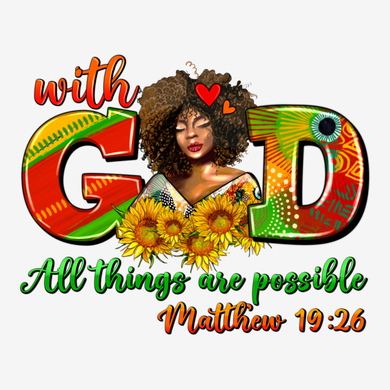 With God All Things Are Possible Juneteenth Urban Hoodie by AdoDesignShop | Teevron