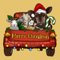 Merry Christmas Truck Farm Animals Premium Sweatshirt | Teevron