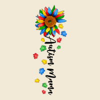 Autism Mama Sunflower Black Premium Hoodie | Teevron