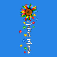 Autism Mama Sunflower White Premium Hoodie | Teevron