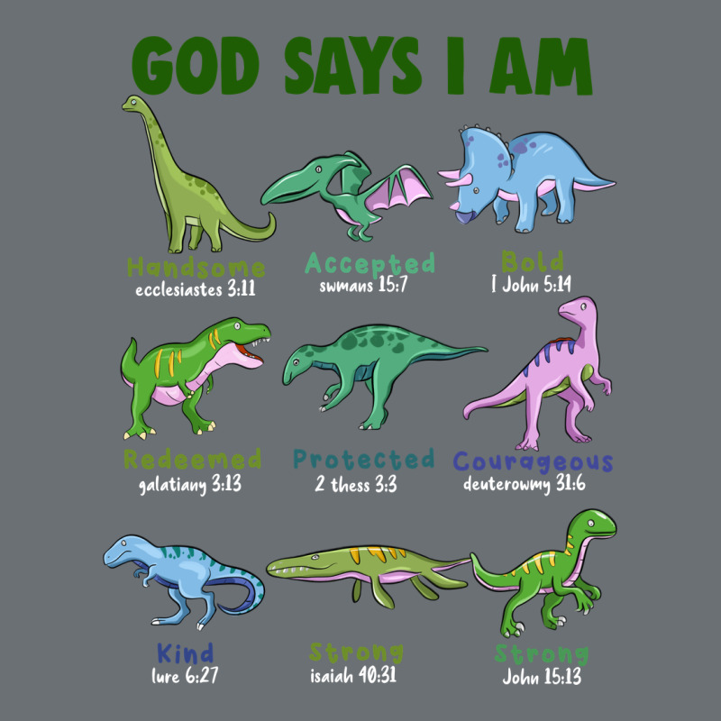God Says I Am Dinosaurs Premium Hoodie by JahusDesignShop | Teevron