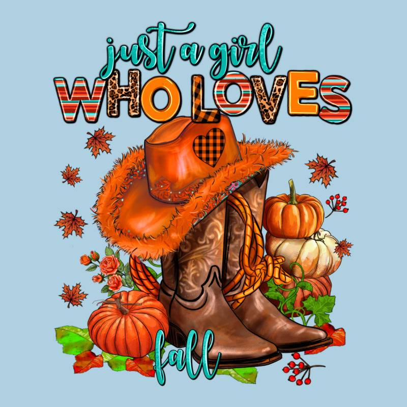 Jusr A Girl Who Loves Fall  Cowgirl Premium Hoodie by AdoDesignShop | Teevron