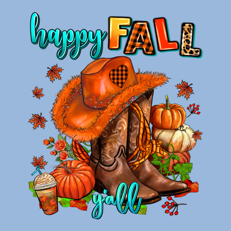 Happy Fall Y'all  Cowgirl Premium Hoodie by AdoDesignShop | Teevron