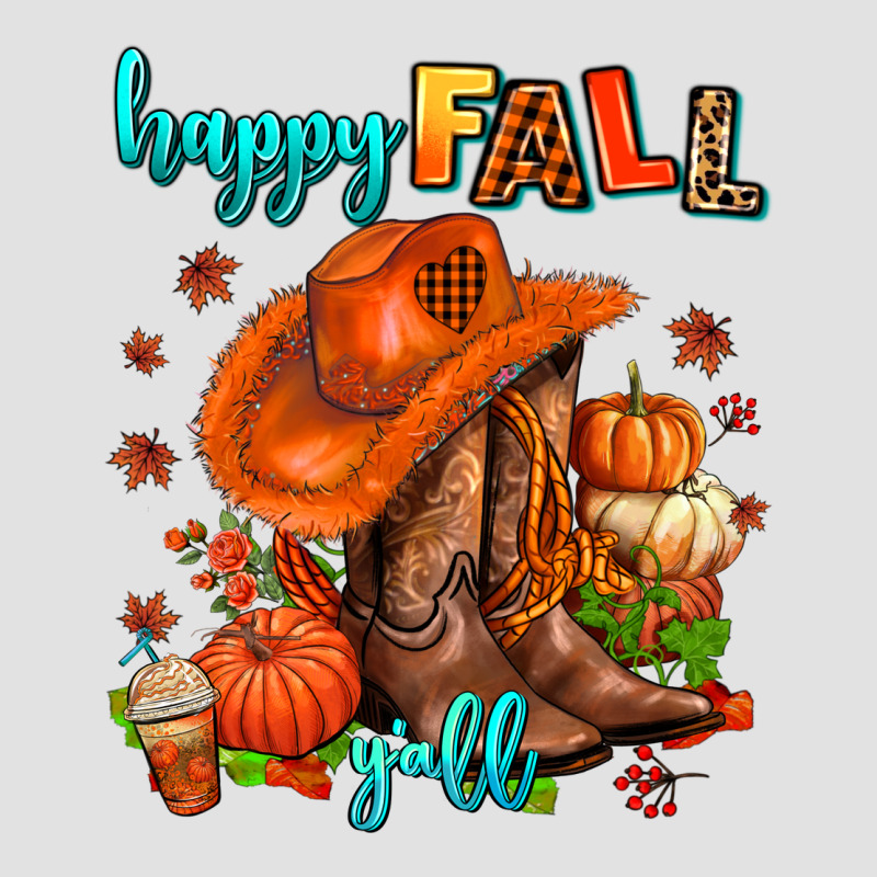 Happy Fall Y'all  Cowgirl Premium Hoodie by AdoDesignShop | Teevron