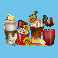 Coffee Cups Rooster Premium Sweatshirt | Teevron