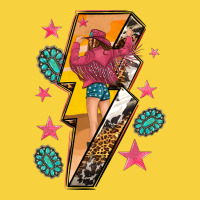 Cowgirl With Lightning Bolt Premium Sweatshirt | Teevron