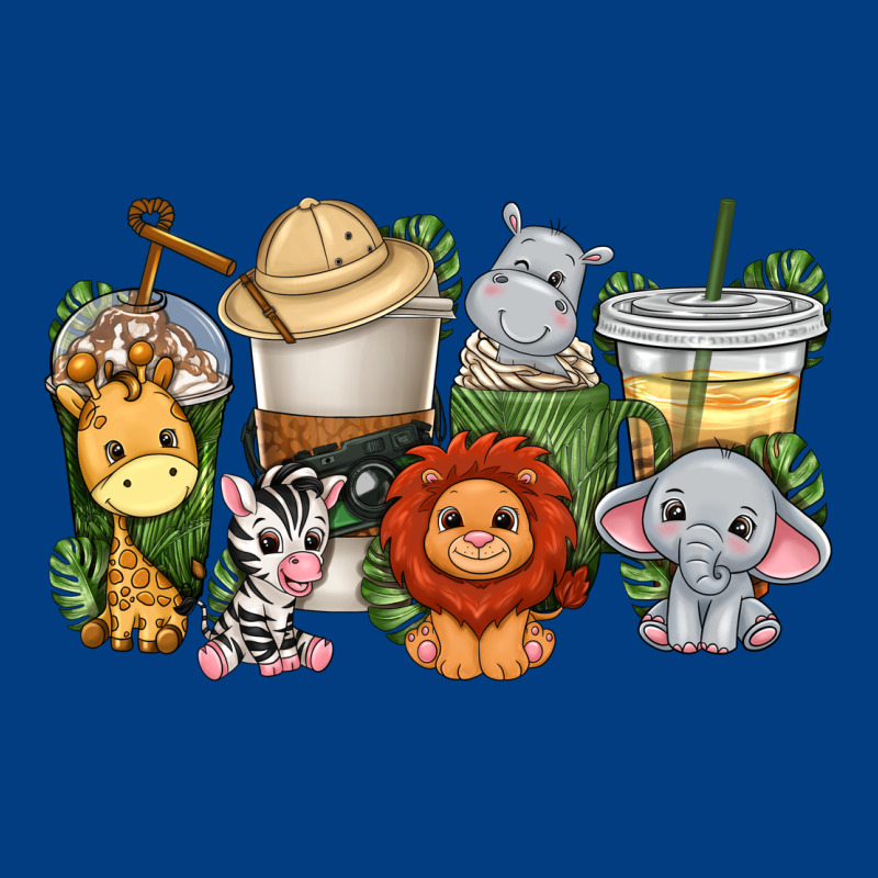 Cute Baby Safari Animals Coffee Cups Premium Sweatshirt by texasbilliewilder | Teevron