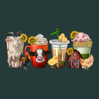 Farm Animals Coffee Cups Premium Sweatshirt | Teevron