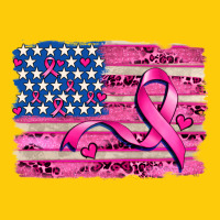 American Flag And  Cancer Ribbon Pattern Premium Hoodie | Teevron