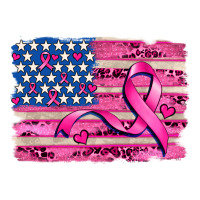 american flag and  cancer ribbon pattern | Teevron