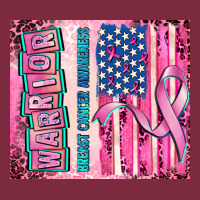 Warrior Breast Cancer And American Flag Premium Hoodie | Teevron