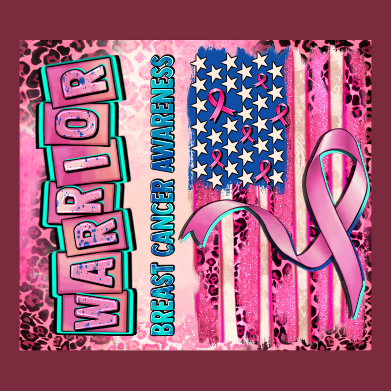 Warrior Breast Cancer And American Flag Premium Hoodie by AdoDesignShop | Teevron