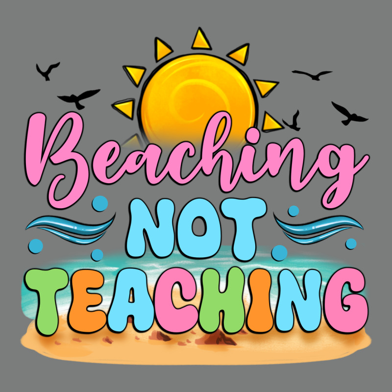 Beaching Not Teaching Black Back Premium Hoodie by JahusDesignShop | Teevron
