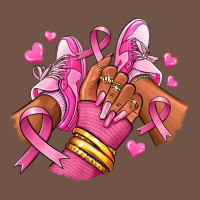 Breast Cancer Afro Girl Sneakers Premium Sweatshirt | Teevron