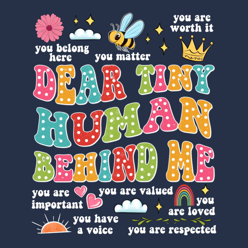 Customized Teacher Dear Tiny Human Behind Me Back Premium Hoodie by JahusDesignShop | Teevron