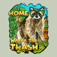 Raccoon Home Is Where The Trash Is Long Sleeve Tee | Teevron