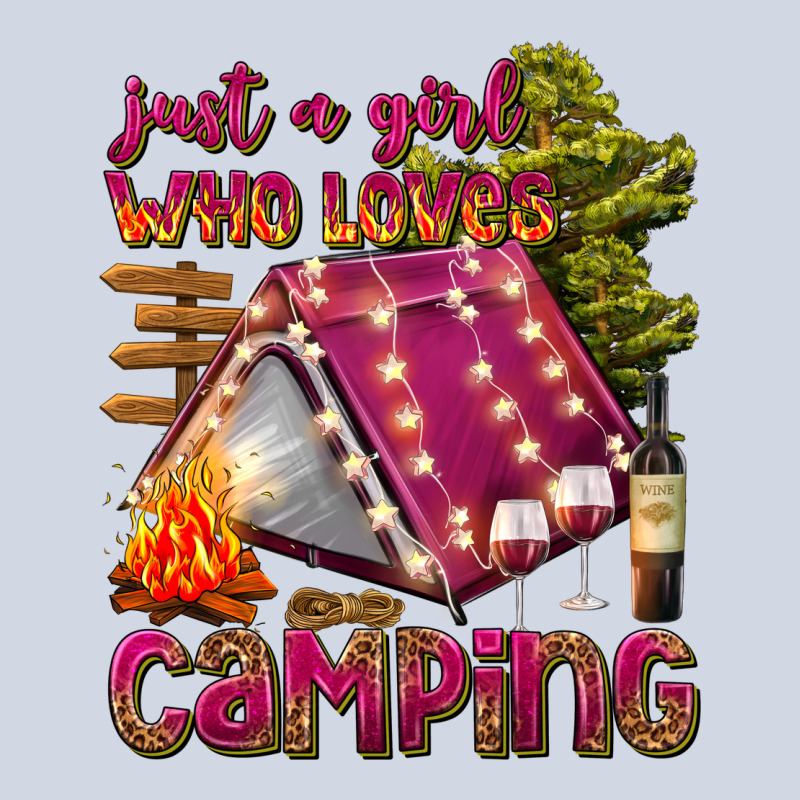 Just A Girl Who Loves Camping Premium Sweatshirt by texasbilliewilder | Teevron