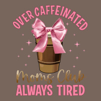 Over Caffeinated Moms Club Premium Hoodie | Teevron
