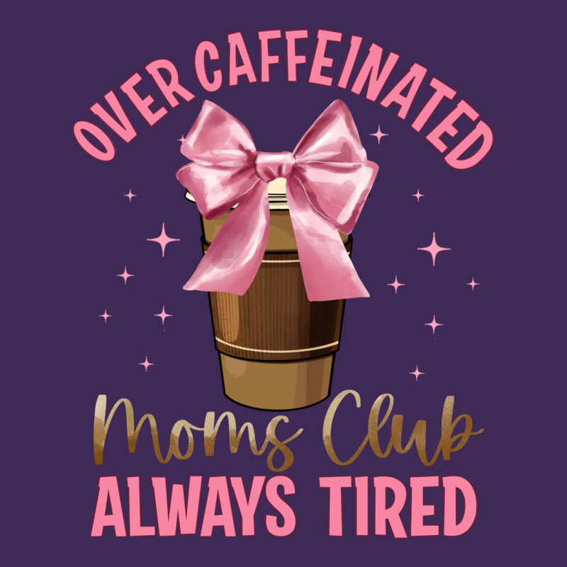 Over Caffeinated Moms Club Premium Hoodie by JahusDesignShop | Teevron
