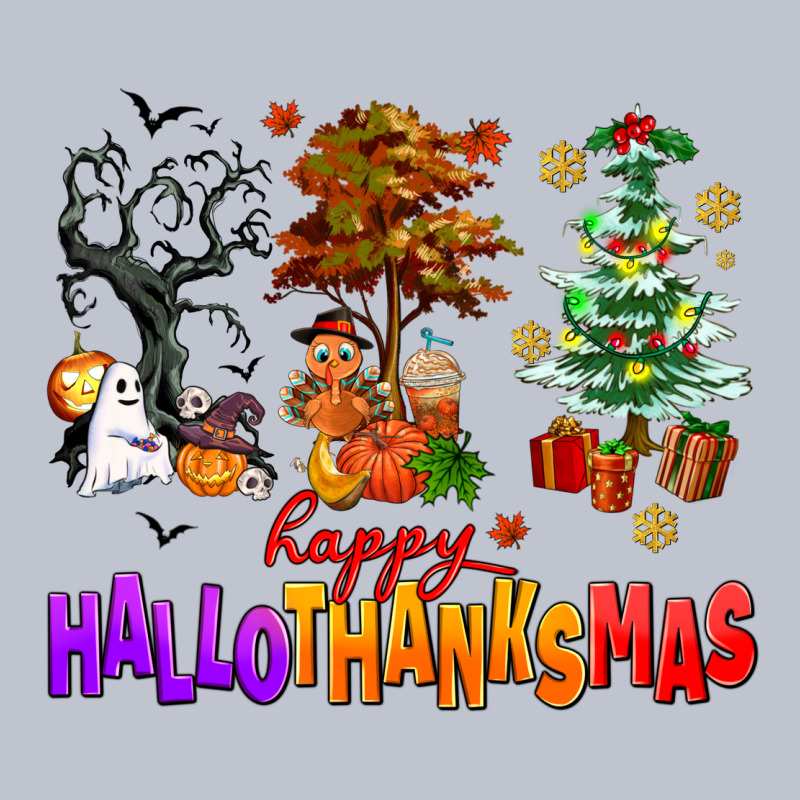 Happy Hallothanksmas Trees Premium Hoodie by AdoDesignShop | Teevron