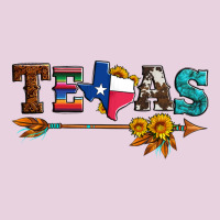 Texas With Arrow And Sunflowers Ladies Tee | Teevron