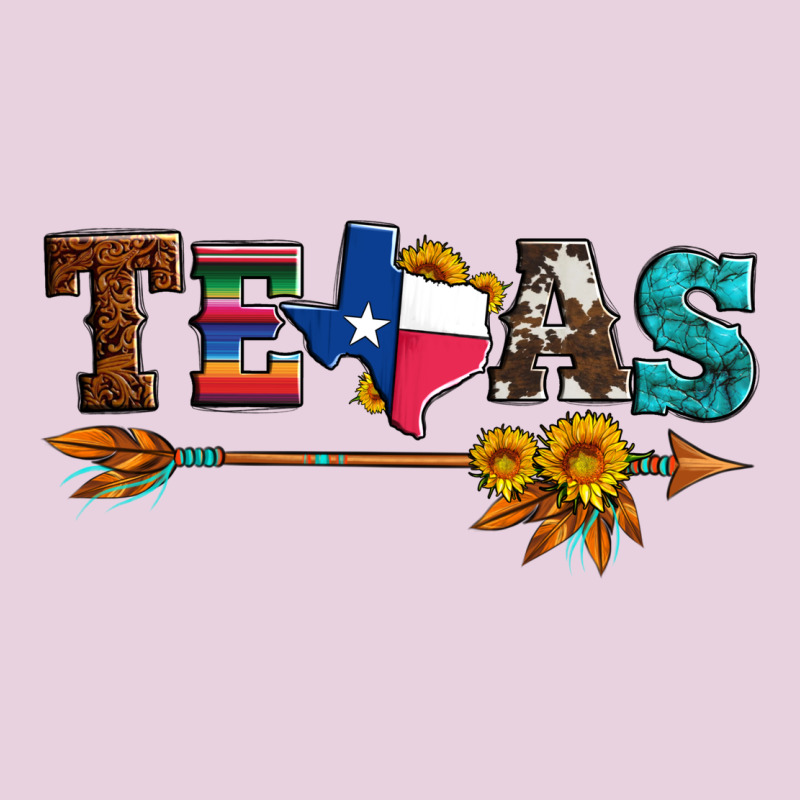 Texas With Arrow And Sunflowers Ladies Tee by Artiststas | Teevron
