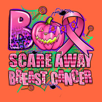 Halloween Boo With Cancer Ribbon Breast Cancer Sca Premium Hoodie | Teevron