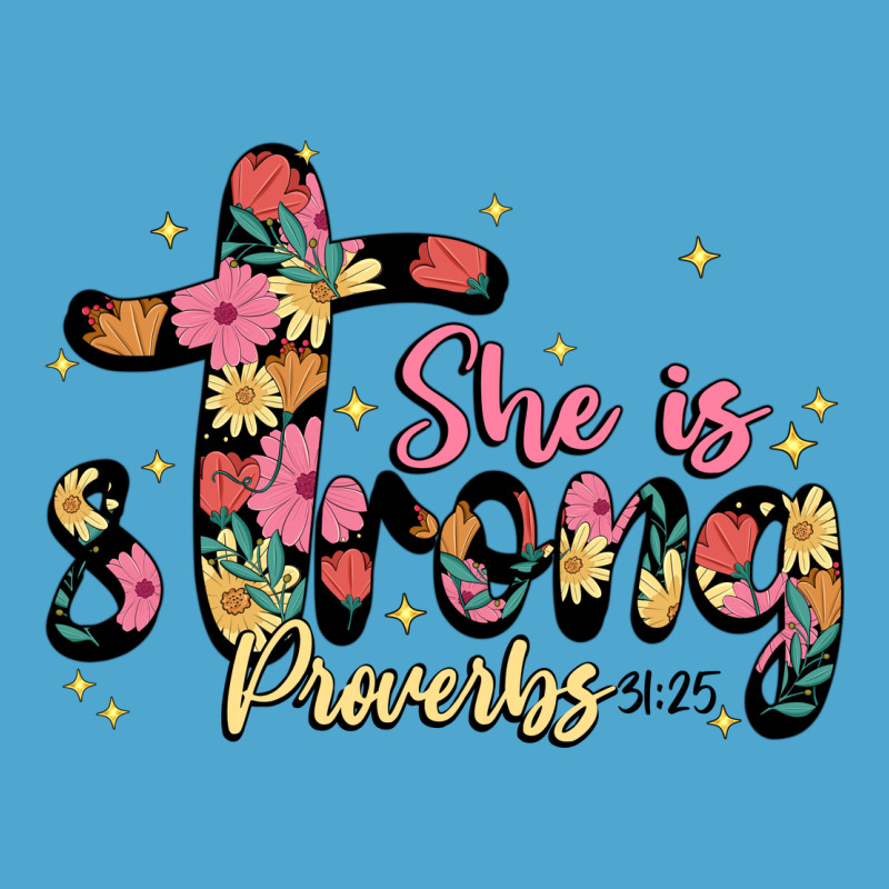 She Is Strong Proverbs 31 25 Premium Hoodie by JahusDesignShop | Teevron