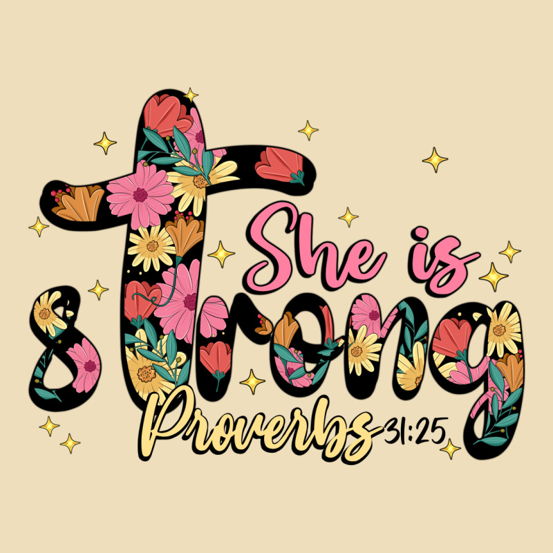 She Is Strong Proverbs 31 25 Premium Hoodie by JahusDesignShop | Teevron