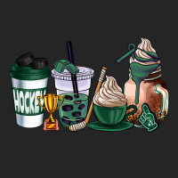 Hunter Green Hockey Coffee Cups Premium Hoodie | Teevron