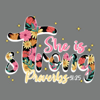 She Is Strong Proverbs 31 25 Premium Hoodie | Teevron