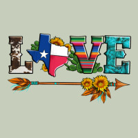 Love Texas Serape Cowhide Cactus And Sunflowers Ladies Tee | Teevron