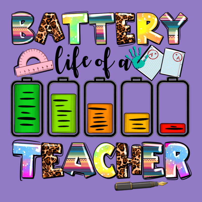 Battery Life Of A Teacher Urban Hoodie by AdoDesignShop | Teevron
