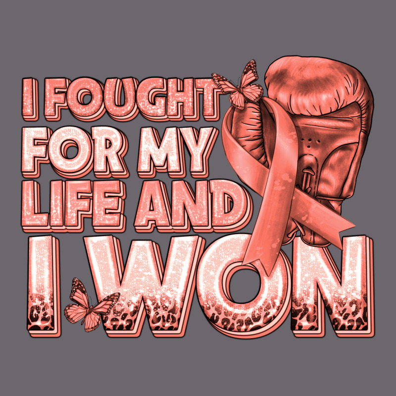 I Fought For My Life And I Won Uterine Cancer Peac Premium Sweatshirt by texasbilliewilder | Teevron
