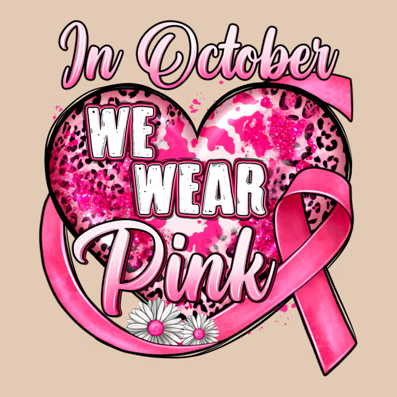 In October We Wear Pink Heart Urban Hoodie by JahusDesignShop | Teevron