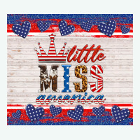 4th Of July Little Miss America Premium Hoodie | Teevron