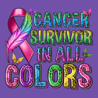Cancer Survivor In All Colors Premium Sweatshirt | Teevron