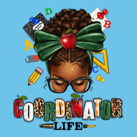 Educational Coordinator Life Afro Messy Bun Premium Sweatshirt | Teevron