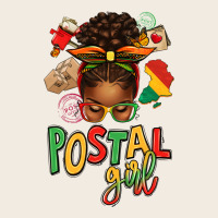 Juneteenth Afro Messy Bun Postal Girl Premium Sweatshirt | Teevron