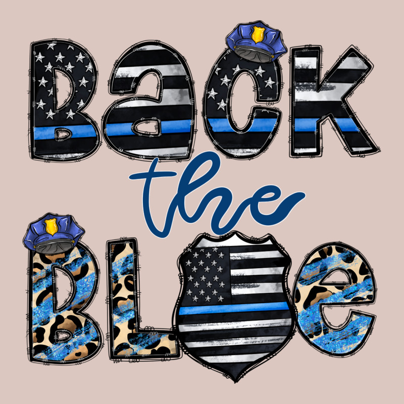 Back The Blue1 Premium Hoodie by CowhideDigitalArt | Teevron