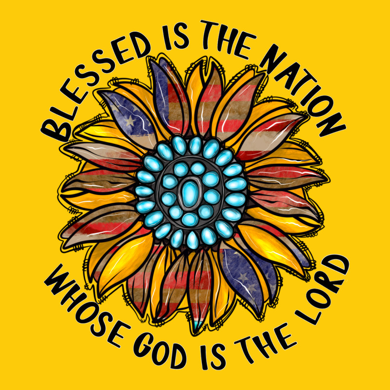 Blessed Is The Nation Whose God Is The Lord Premium Hoodie by CowhideDigitalArt | Teevron