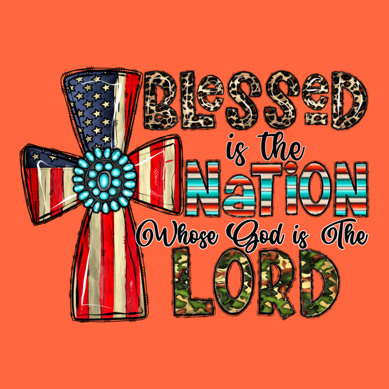 Blessed İs The Nation Whose God Is The Lord Premium Hoodie by CowhideDigitalArt | Teevron