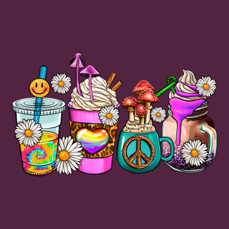 Hippie Coffee Cups Urban Hoodie by AdoDesignShop | Teevron