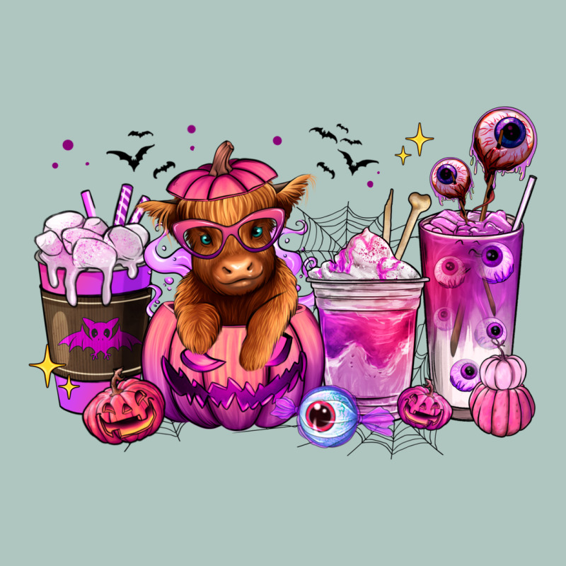 Halloween Heifer Coffee Cups Premium Sweatshirt by RanaPortraitStore | Teevron
