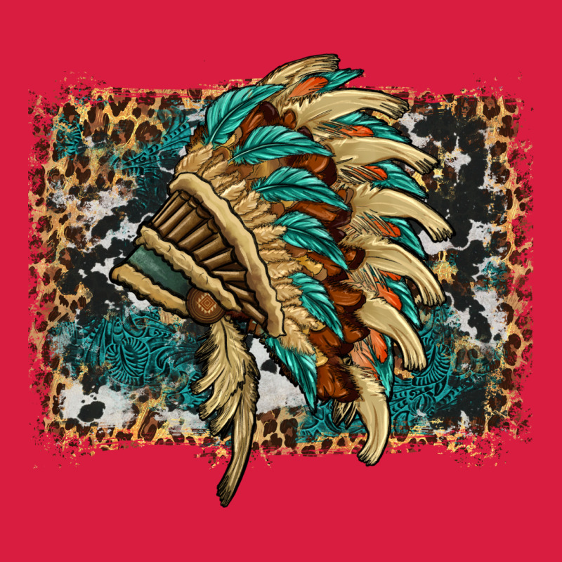 Indian Headdress With Background Premium Hoodie by HRA Design Shop | Teevron