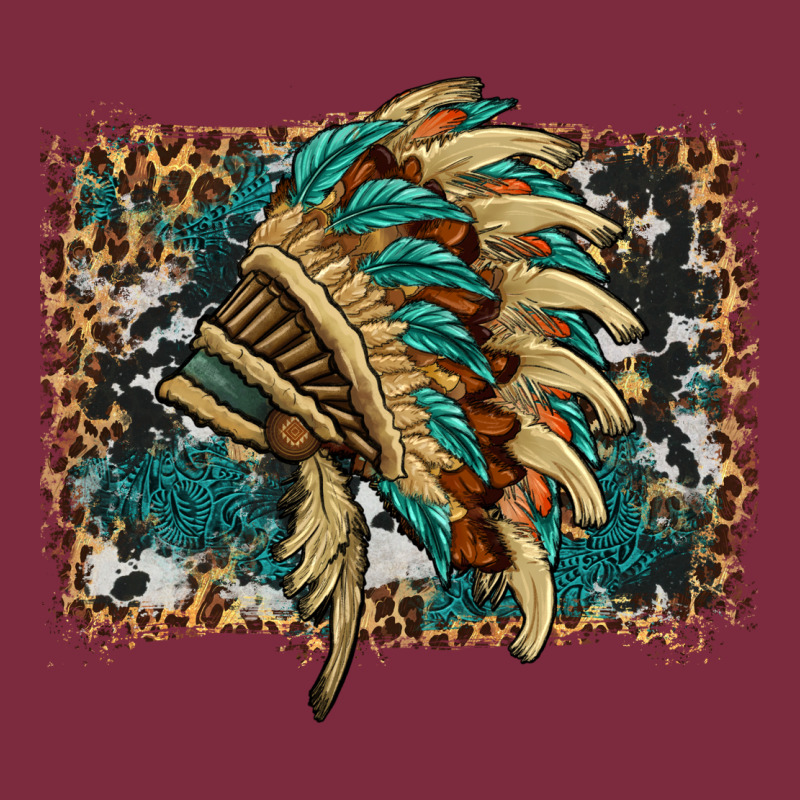 Indian Headdress With Background Premium Hoodie by HRA Design Shop | Teevron