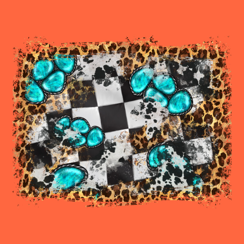 Race Leopard And Gemstone Background Premium Hoodie by HRA Design Shop | Teevron