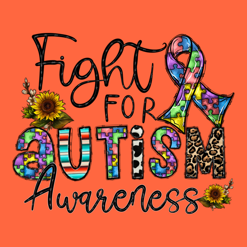 Fight For Autism Awareness Premium Hoodie by CowhideDigitalArt | Teevron