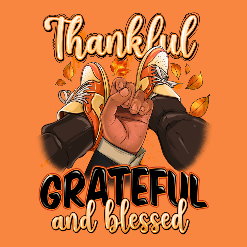 Thankful Grateful And Blessed Black Man Sneakers Premium Sweatshirt by RanaPortraitStore | Teevron
